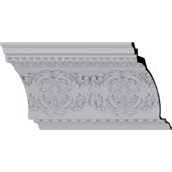 Ekena Millwork 17 3/4"H x 16 1/8"P x 23 7/8"F x 94 1/2"L, (16 3/8" Repeat), Norwich Crown Moulding MLD17X16X23NO - main